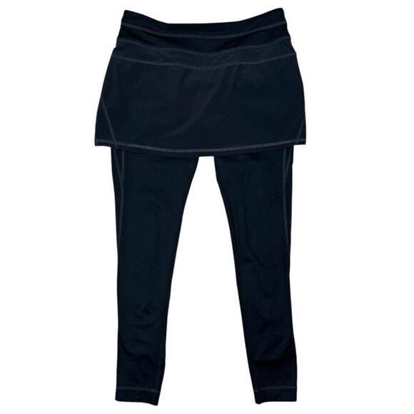 Athleta Women’s Black 2 in 1 Legging & Attached Activewear Skort - Picture 2 of 10